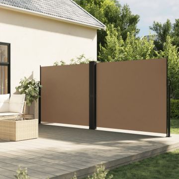 Gossi copertina laterala retractabila, taupe, 180x1000 cm