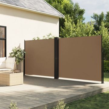 Gossi copertina laterala retractabila, taupe, 180x1200 cm