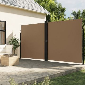 Gossi copertina laterala retractabila, taupe, 200x1000 cm