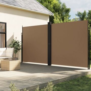 Gossi copertina laterala retractabila, taupe, 200x1200 cm