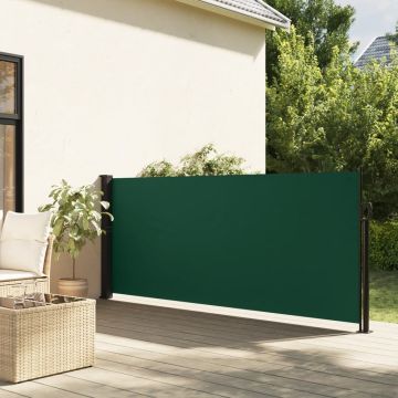 Gossi copertina laterala retractabila, verde inchis, 140x600 cm