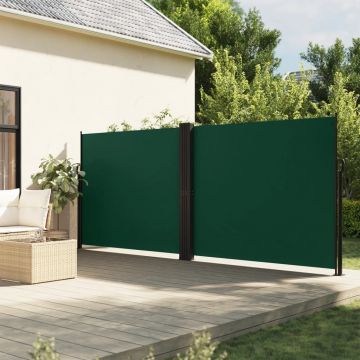 Gossi copertina laterala retractabila, verde inchis, 160x1200 cm