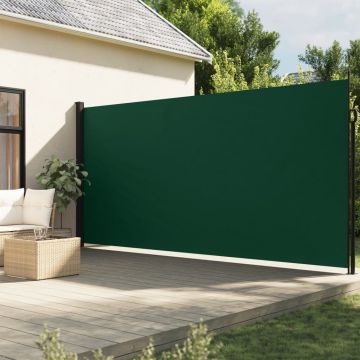 Gossi copertina laterala retractabila, verde inchis, 200x500 cm