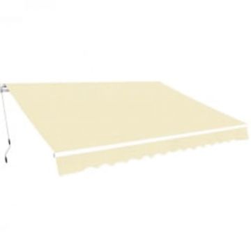Gossi copertina pliabila actionata manual, crem, 600 cm