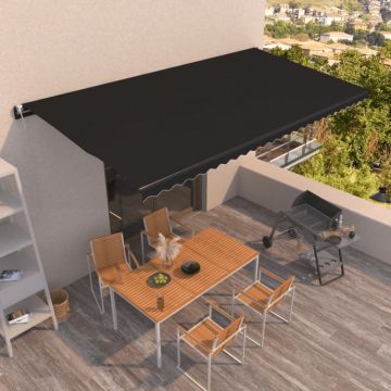 Gossi copertina retractabila automat, antracit, 600x350 cm