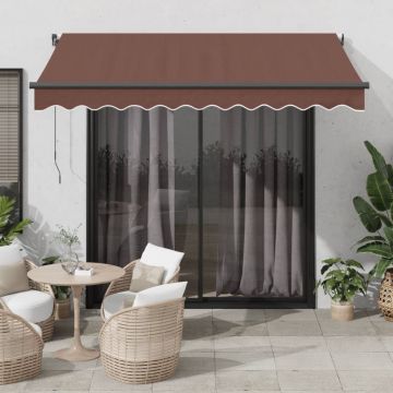 Gossi copertina retractabila automat, maro, 350x250 cm