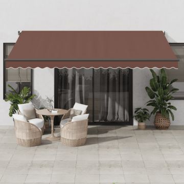 Gossi copertina retractabila automat, maro, 450x350 cm