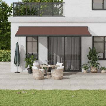 Gossi copertina retractabila automat, maro, 500x300 cm