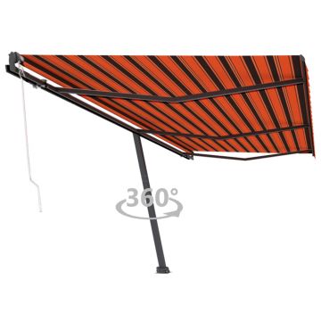 Gossi copertina retractabila automat portocaliu & maro 600x300 cm