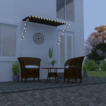 Gossi copertina retractabila cu led, antracit, 250 x 150 cm