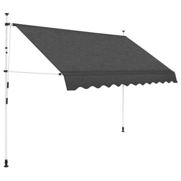 Gossi copertina retractabila manual, antracit, 250 cm