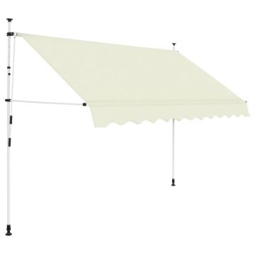 Gossi copertina retractabila manual, crem, 300 cm