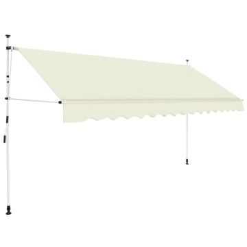 Gossi copertina retractabila manual, crem, 350 cm