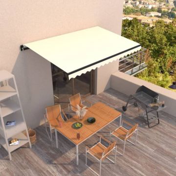 Gossi copertina retractabila manual, crem, 450x350 cm