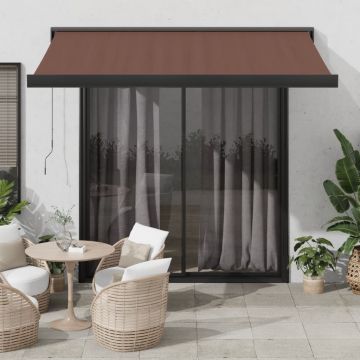 Gossi copertina retractabila manual, maro, 300x250 cm