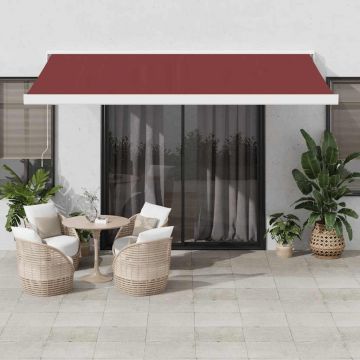 Gossi copertina retractabila manual, visiniu, 400x300 cm