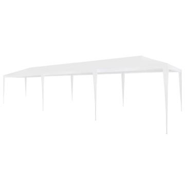 Gossi cort de petrecere, alb, 3 x 9 m, pe