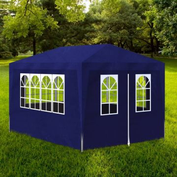 Gossi cort de petrecere, albastru, 3 x 4 m