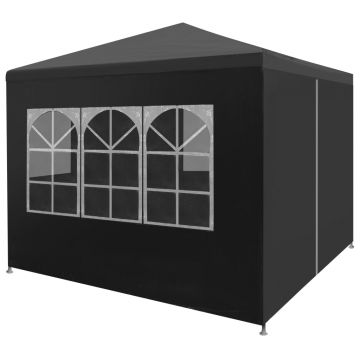 Gossi cort de petrecere, antracit, 3 x 3 m