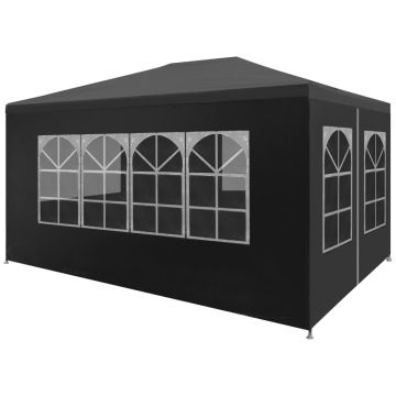 Gossi cort de petrecere, antracit, 3 x 4 m