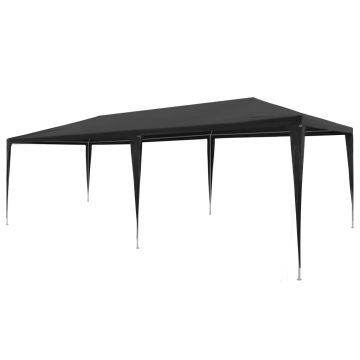 Gossi cort de petrecere, antracit, 3 x 6 m, pe