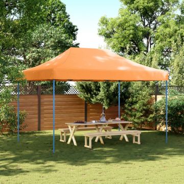 Gossi cort de petrecere pliabil pop-up, portocaliu, 410x279x315 cm