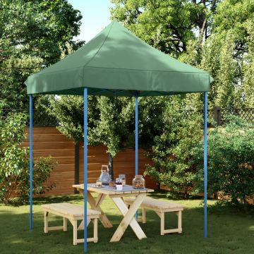 Gossi cort de petrecere pliabil pop-up, verde, 200x200x306 cm