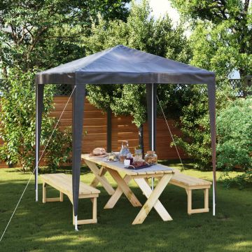 Gossi cort de petrecere profesional, antracit, 2 x 2 m