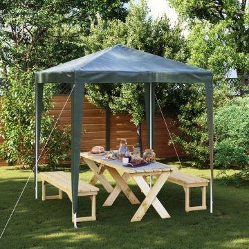 Gossi cort de petrecere profesional, verde, 2 x 2 m