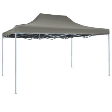 Gossi cort pliabil pop-up, antracit, 3 x 4,5 m