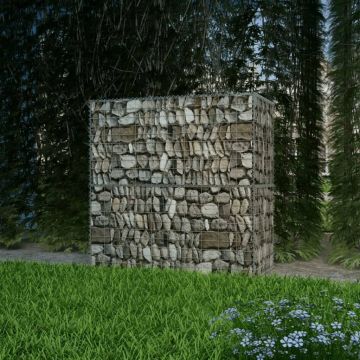 Gossi cos gabion, 100 x 50 x 100 cm, otel galvanizat