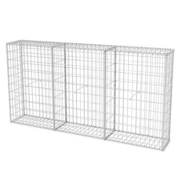 Gossi cos gabion, 200 x 30 x 100 cm, otel galvanizat