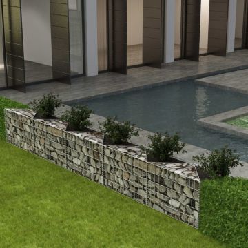 Gossi cos gabion, 300 x 30 x 50 cm, otel galvanizat