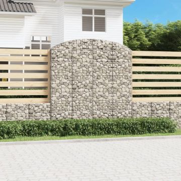 Gossi cos gabion arcuit 200x30x200/220 cm fier galvanizat