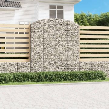 Gossi cos gabion arcuit, 200x30x220/240, fier galvanizat
