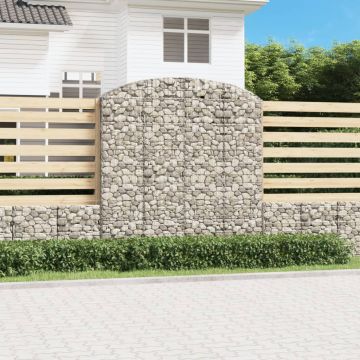 Gossi cos gabion arcuit 200x50x200/220 cm fier galvanizat
