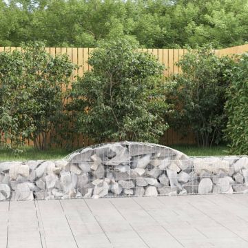 Gossi cos gabion arcuit 300x30x40/60 cm, fier galvanizat