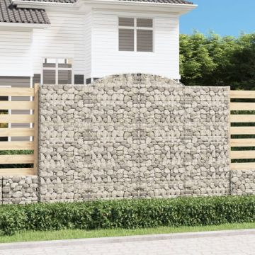 Gossi cos gabion arcuit, 300x50x200/220 cm, fier galvanizat