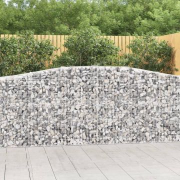 Gossi cos gabion arcuit 400x50x100/120 cm fier galvanizat