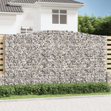 Gossi cos gabion arcuit 400x50x220/240 cm fier galvanizat