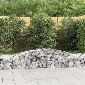 Gossi cos gabion arcuit 400x50x40/60 cm fier galvanizat