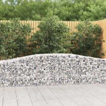 Gossi cos gabion arcuit 400x50x60/80 cm fier galvanizat