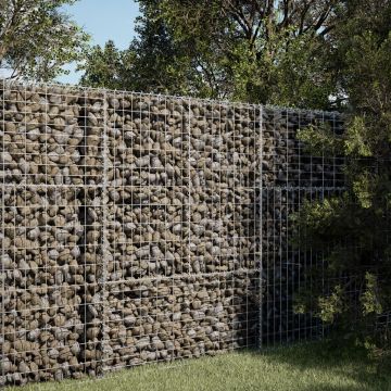 Gossi cos gabion cu capac, 100x50x150 cm, fier galvanizat