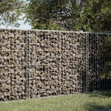Gossi cos gabion cu capac, 150x100x100 cm, fier galvanizat