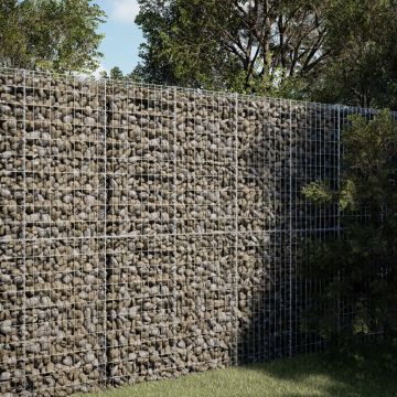 Gossi cos gabion cu capac, 150x100x200 cm, fier galvanizat