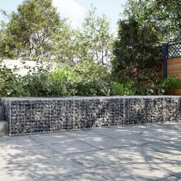 Gossi cos gabion cu capac, 300x100x50 cm, fier galvanizat