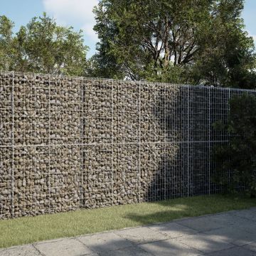 Gossi cos gabion cu capac, 300x50x200 cm, fier galvanizat