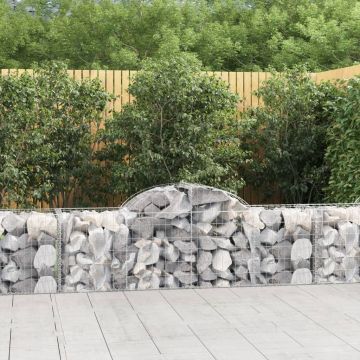 Gossi cosuri gabion arcuite 10 buc, 200x50x60/80 cm, fier galvanizat