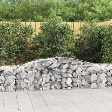 Gossi cosuri gabion arcuite 20 buc, 400x50x60/80 cm, fier galvanizat