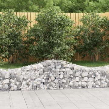 Gossi cosuri gabion arcuite 4 buc, 200x50x40/60 cm, fier galvanizat